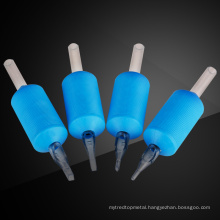 Blue Disposable Tattoo Grip with Clear Tip Dt-17.3